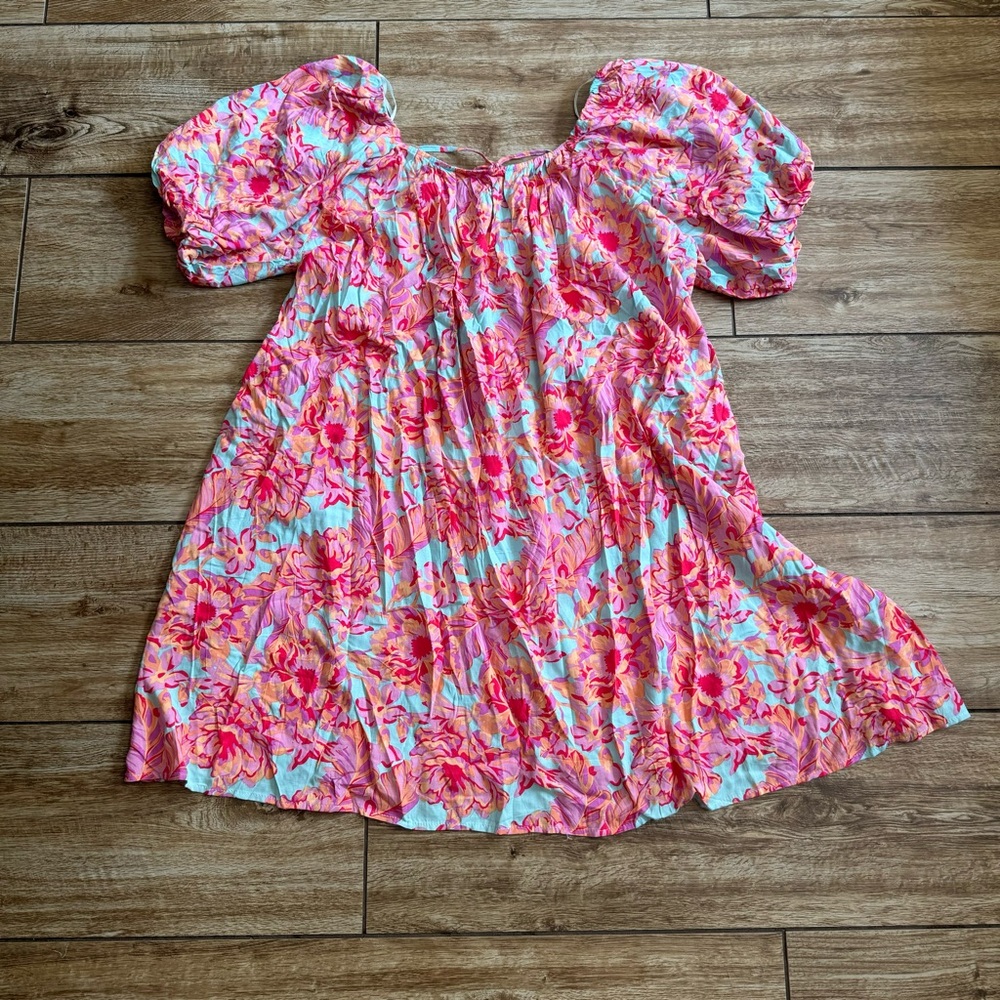 Petal & Pup Leyden Dress Size 8 NWT! Floral off the shoulder flowy mini dress - Picture 7 of 16